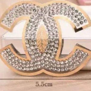 Fashion Brand Logo Patch 3D Rhinestones Patches